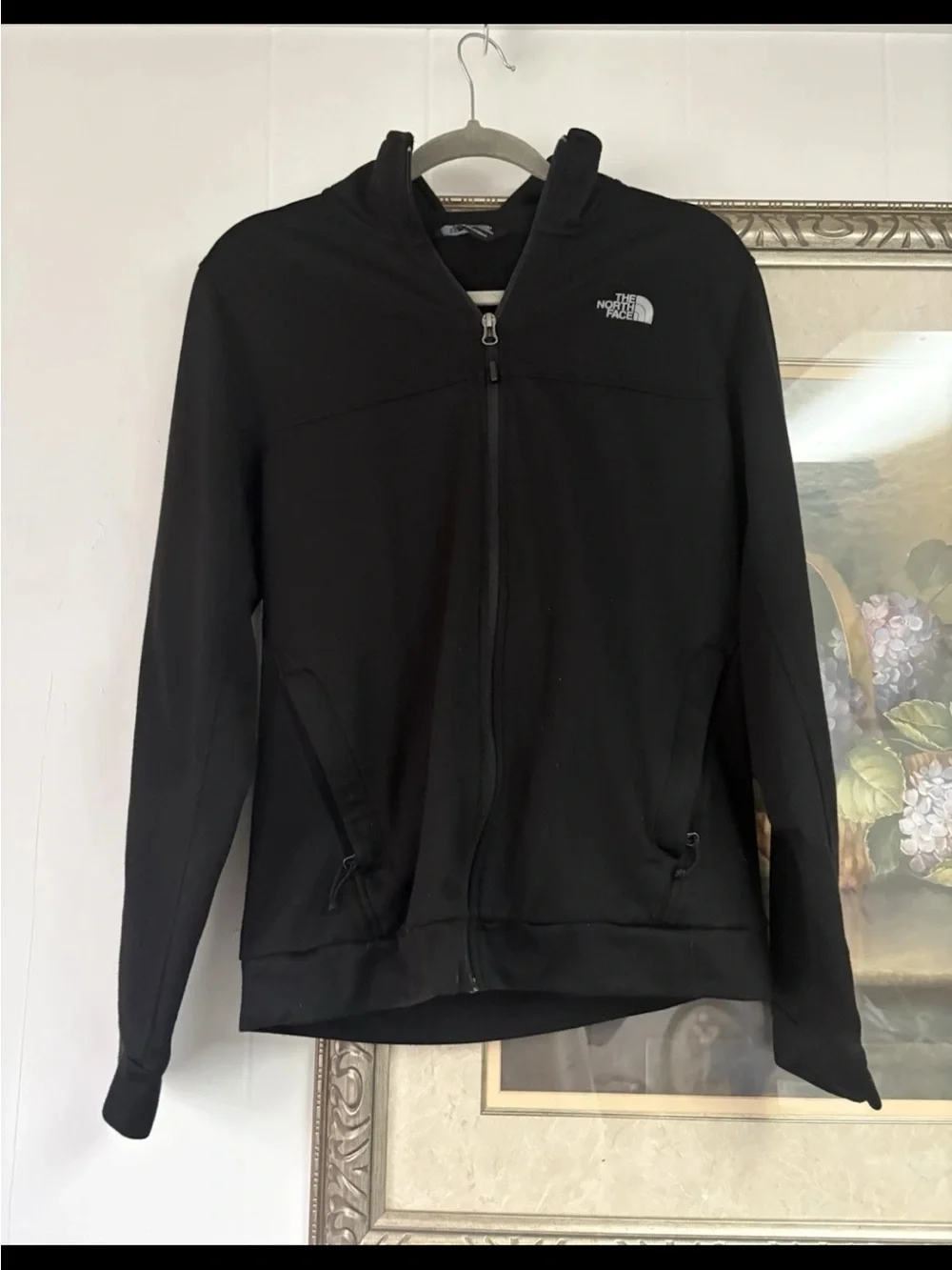 The North Face Black Full-Zip Hooded Sweater